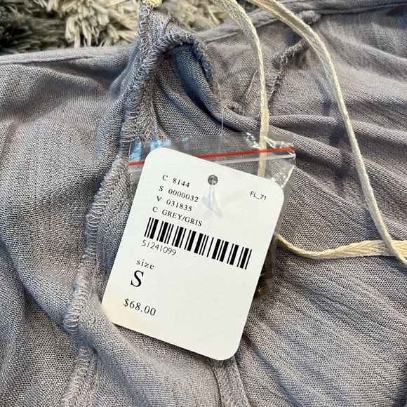 FREE PEOPLE GREY DRESS - Picture 4 of 6